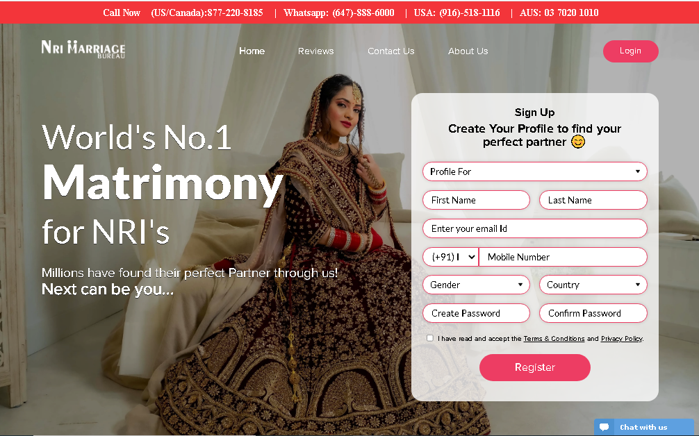 Matrimonial site for NRI